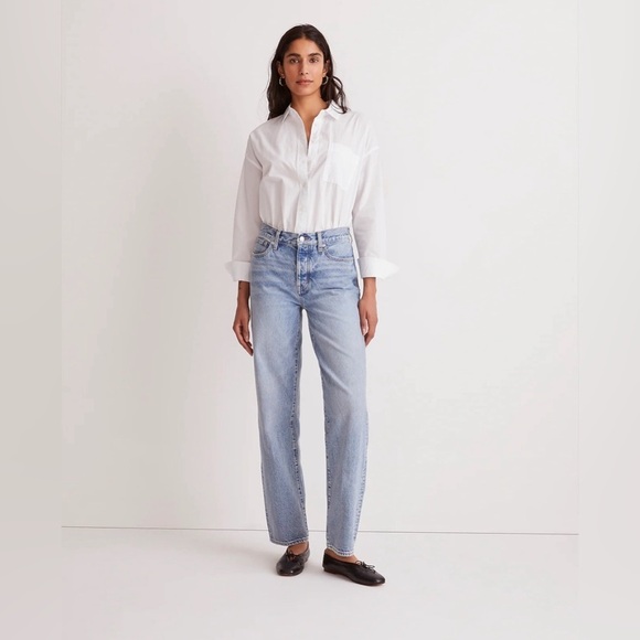 Madewell Low-Slung Straight Jeans - Picture 1 of 11